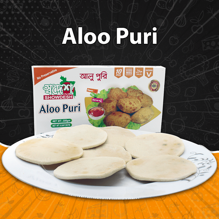 SHOWDESH ALOO PURI 10 PCS