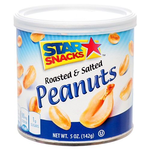 STAR SNACKS SALT FREE PEANUTS
