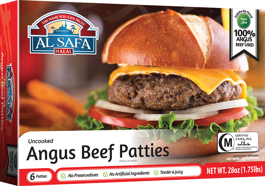 AL-SAFA BEEF PATTIES 8PCS