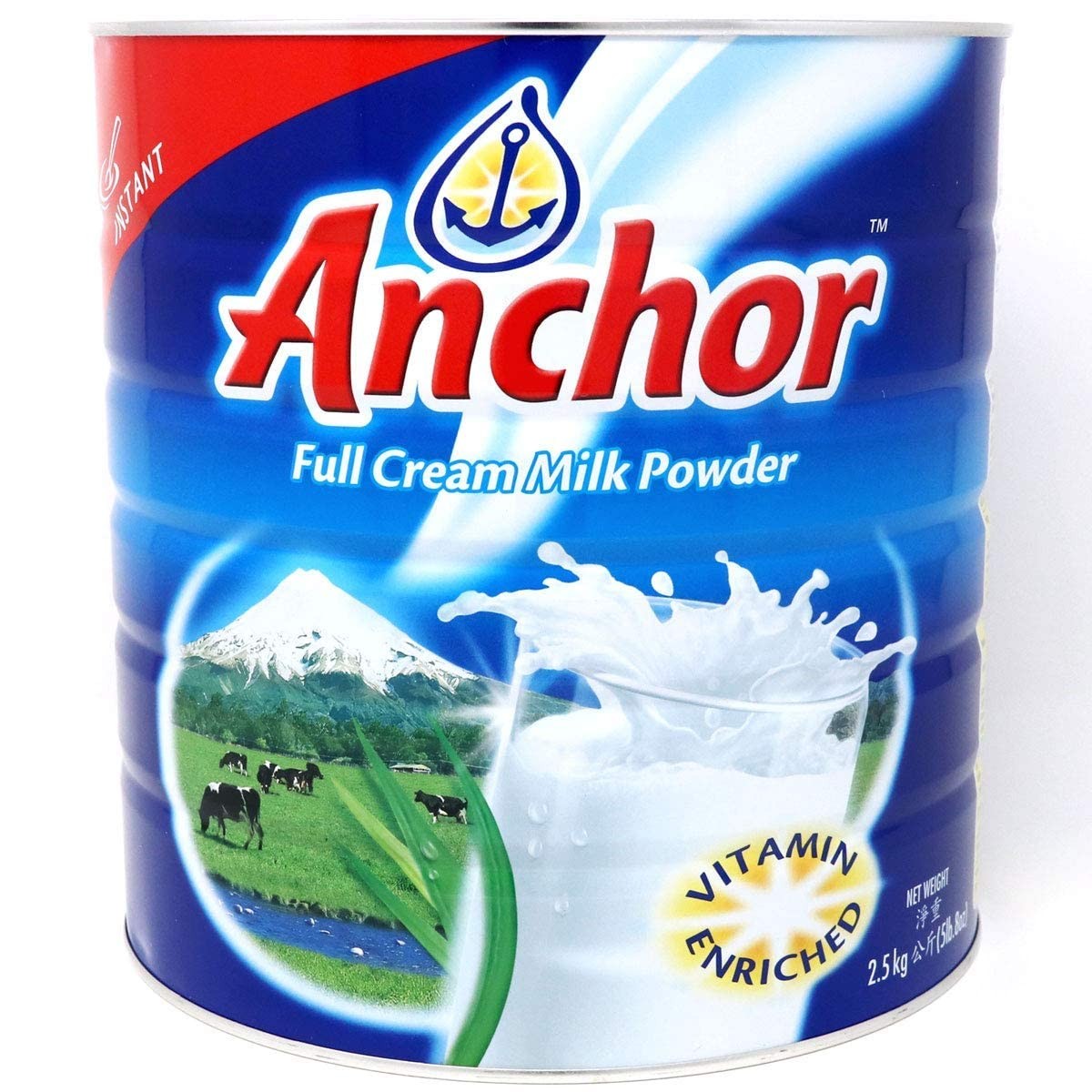 ANCHOR FULL CREAM MILK POWDER 5.5LB (2.5KG)